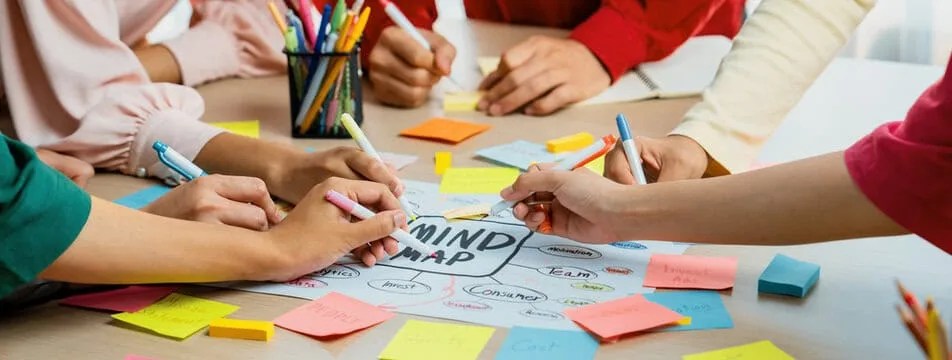 How to use Transparent Sticky Notes for Mind Mapping