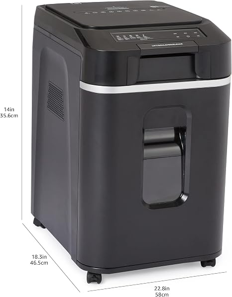 Auto & Manual Feed Security Shredder for Confidential Documents.