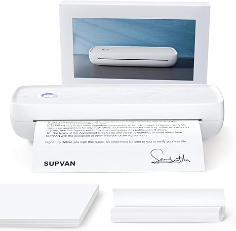 Mobile Thermal Printer – Wireless Portable Inkless Printing for Business and Travel
