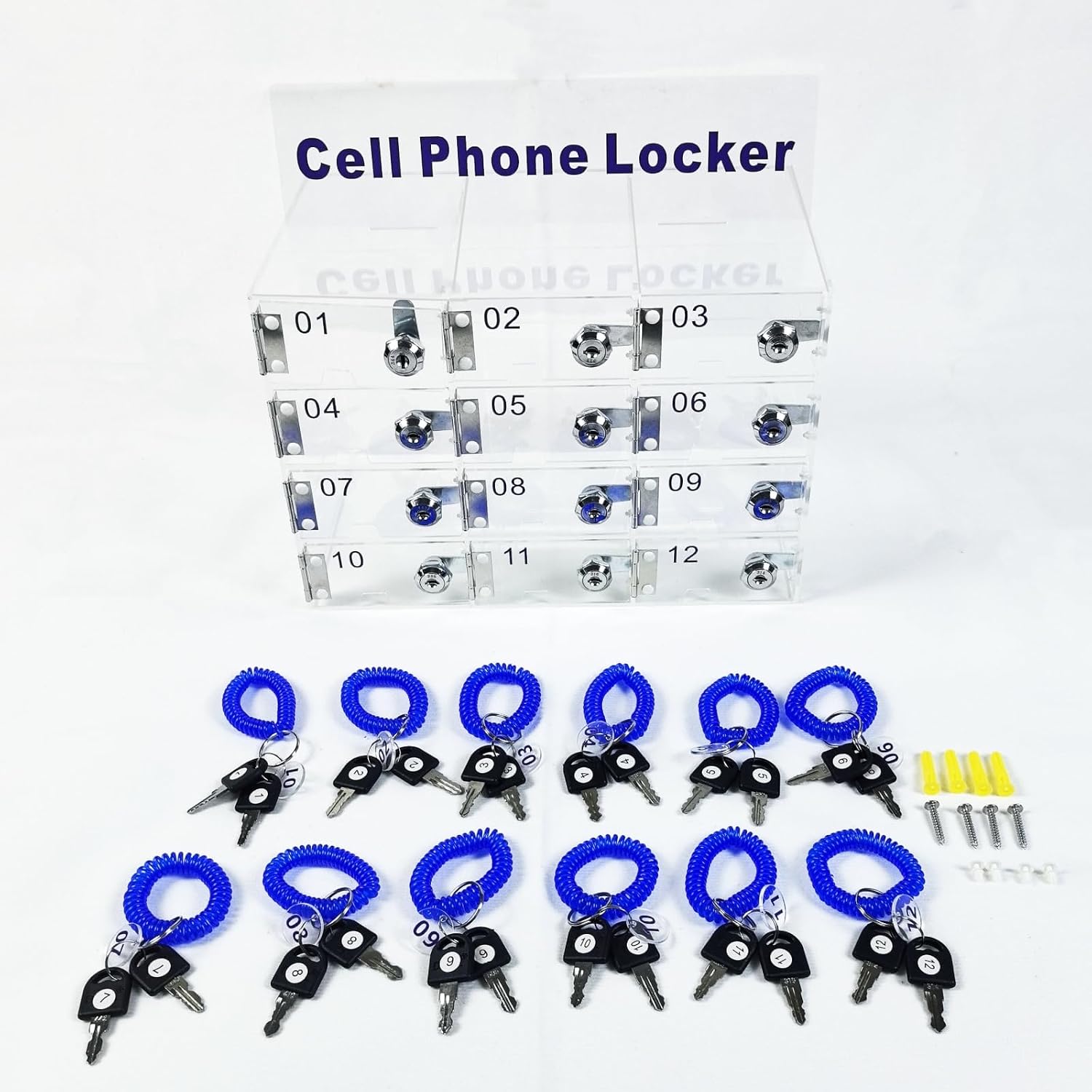 acrylic phone locker