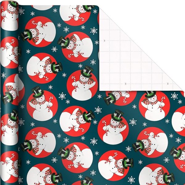 Reversible Holiday Wrapping Paper