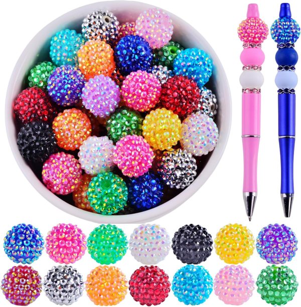 Chunky Resin Beads for DIY Pen