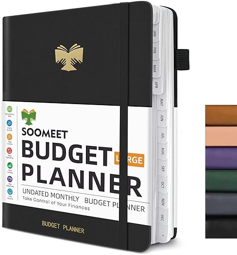 Soomeet Budget Planner – Monthly Financial Planner with Expense Tracker, Personal Finance Organizer, and Money Management System