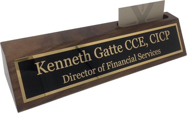Custom Desk Nameplate