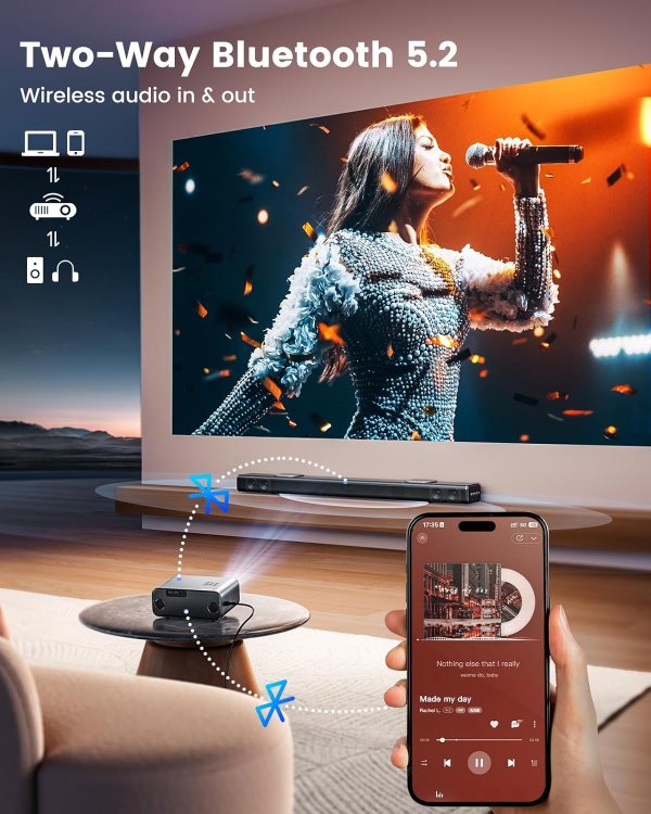 portable 4k smart projector