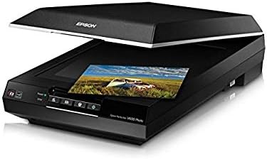 High-resolution flatbed scanner for slides, negatives, and documents. Perfect for professional photo.