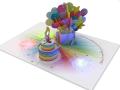 Pop-Up Birthday Card with LED Candle, 3D Cake & Fireworks, Interactive Musical Greeting Card for Special Celebrations Pop-Up Birthday Card with LED Candle, 3D Cake & Fireworks, Interactive Musical Greeting Card for Special Celebrations
