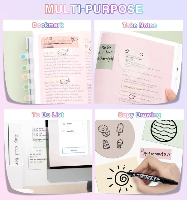 1120 Transparent Sticky Note Sheets