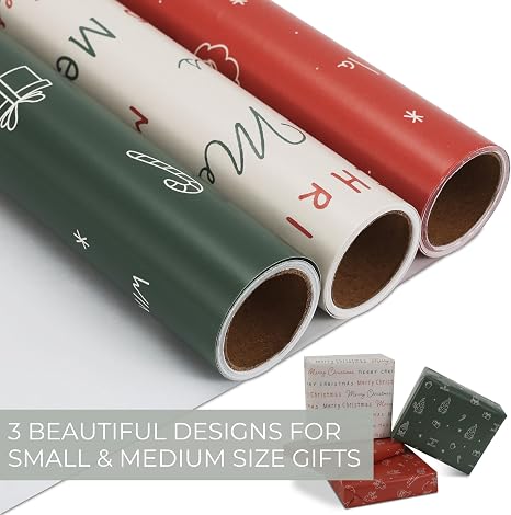 Reversible Holiday Wrapping Paper