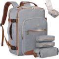 Waterproof airline approved carry-on backpack for women with packing cubes Waterproof airline approved carry-on backpack for women with packing cubes