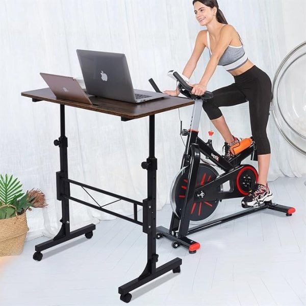 Rolling Desk Adjustable Height
