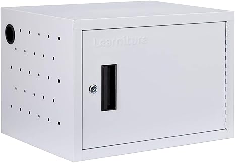 Structure Series 12-Device Charging Station for Laptops and Tablets, Wall-Mount Lockable Charging Cabinet for 12 Tablets/Chromebooks, Gray