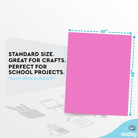 light pink poster board