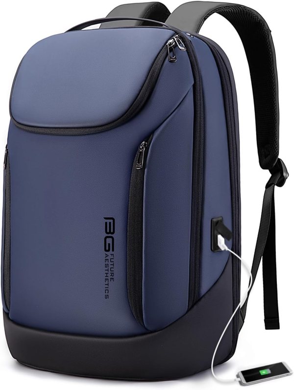 Waterproof Laptop Backpack for Business, Travel & Daily Use – Durable, Spacious with 180° Opening and YKK Zippers for 15.6″ to 17″ Laptops