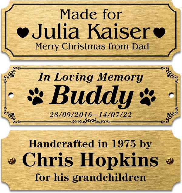 Personalized Nameplate