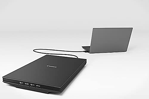 USB powered flatbed scanner for home office and personal use with auto scan mode and EZ buttons.