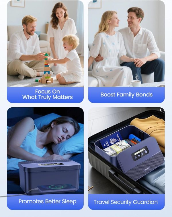 phone lock box with timer