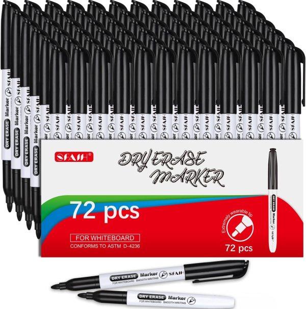 Fine Tip Dry Erase Markers