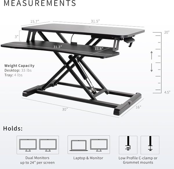 Height Adjustable Standing Desk