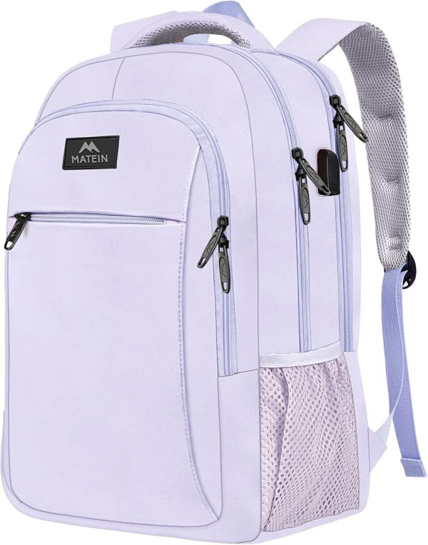 Laptop Backpack with USB Charging Port – Water-Resistant, Durable Design for 15.6-Inch Laptop, Multiple Compartments for Tech Accessories