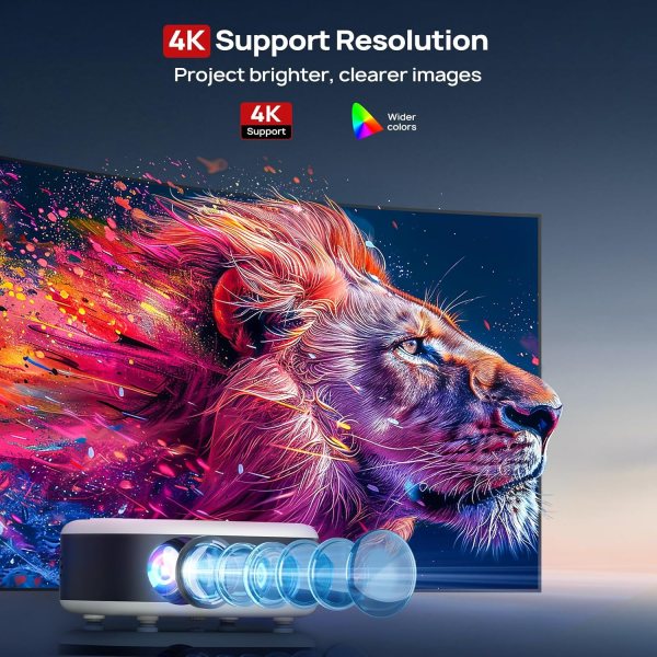 4K wifi movie projector