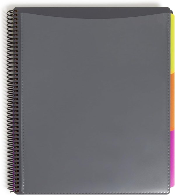Project Organizer with 24 Pockets and 12 Dividers – Durable Poly Filing System for Document Sorting and Storage