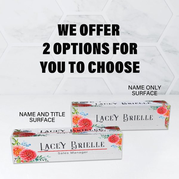 Custom Acrylic Desk Nameplate