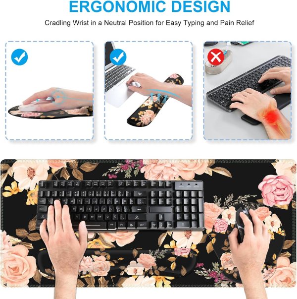 Gaming Desk Pad Set