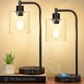 2 Touch Control LED Bulbs Table Lamp with 2 usb ports 2 Touch Control LED Bulbs Table Lamp with 2 usb ports