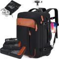 Travel Rolling Backpack with Expandable 42L Capacity, USB Charging Port, Anti-Theft Design, and 4 Packing Cubes Travel Rolling Backpack with Expandable 42L Capacity, USB Charging Port, Anti-Theft Design, and 4 Packing Cubes