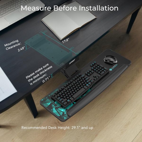 Slide Out Keyboard Tray