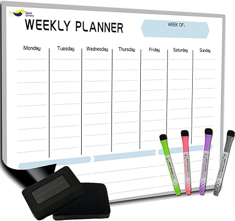 Magnetic Whiteboard Calendar