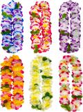 Party Lei Flower Garland for Luau Decorations, Tropical Silk Lei for Beach Parties, Weddings, and Themed Events – Vibrant Colors, Handmade Party Lei Flower Garland for Luau Decorations, Tropical Silk Lei for Beach Parties, Weddings, and Themed Events – Vibrant Colors, Handmade