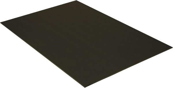 Black foam board 3/16 inch thick for crafts, signage, and displays.