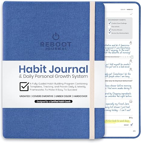 Self-Improvement Journal for Daily Habits and Personal Growth – Transform Your Life and Build Positive Habits