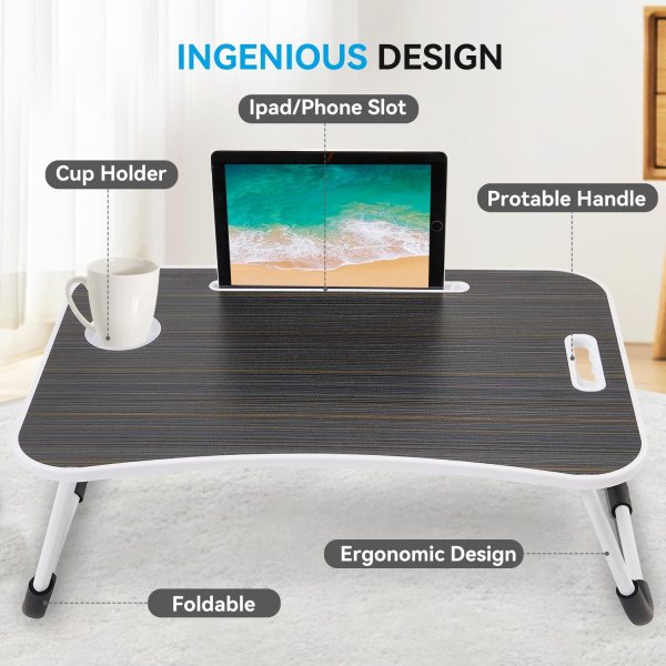 Laptop bed desk