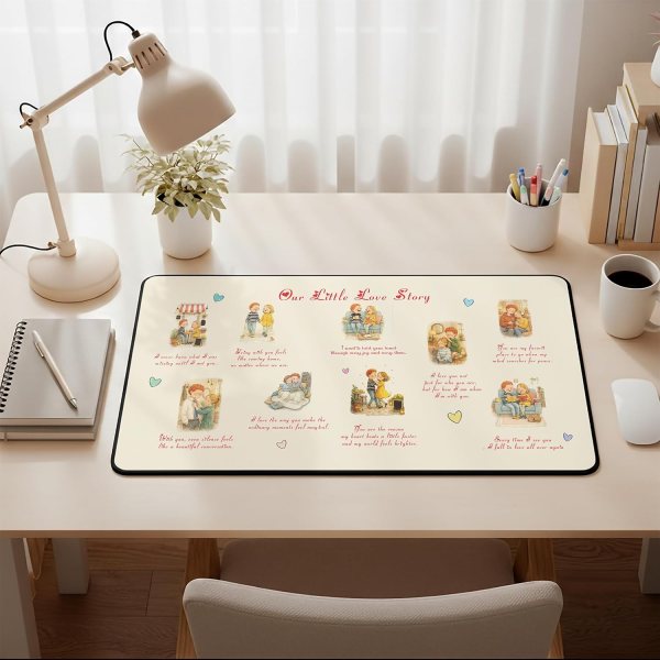 Valentine Desk Mat for Couples