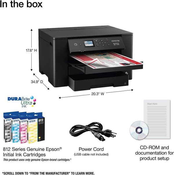 Epson high-volume inkjet printer for fast, reliable large-scale printing. Perfect for high-volume pr.