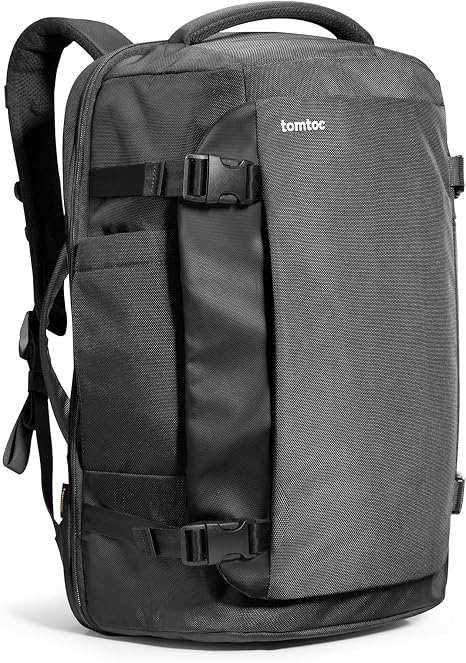 TSA Friendly Travel Backpack 40L, Lightweight Carry-On Business Rucksack for 17.3 Inch Laptop, Water-resistant Weekender Bag