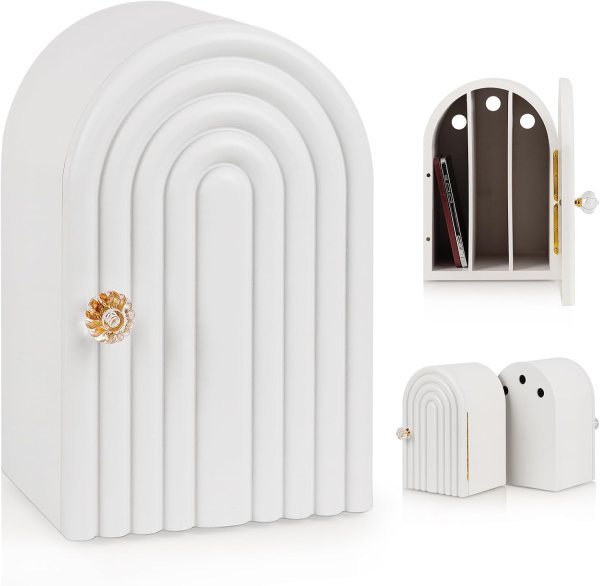 white bamboo phone box for family time