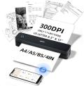 Portable Thermal Printer – Wireless Bluetooth Inkless Printer for Mobile and Laptop Printing, Compact, High-Speed, and Long Battery Life Portable Thermal Printer – Wireless Bluetooth Inkless Printer for Mobile and Laptop Printing, Compact, High-Speed, and Long Battery Life