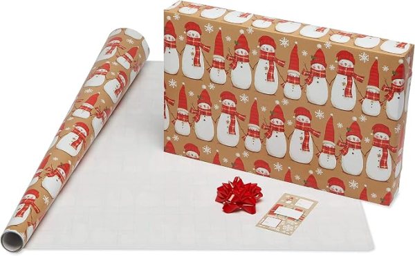 Reversible Holiday Wrapping Paper