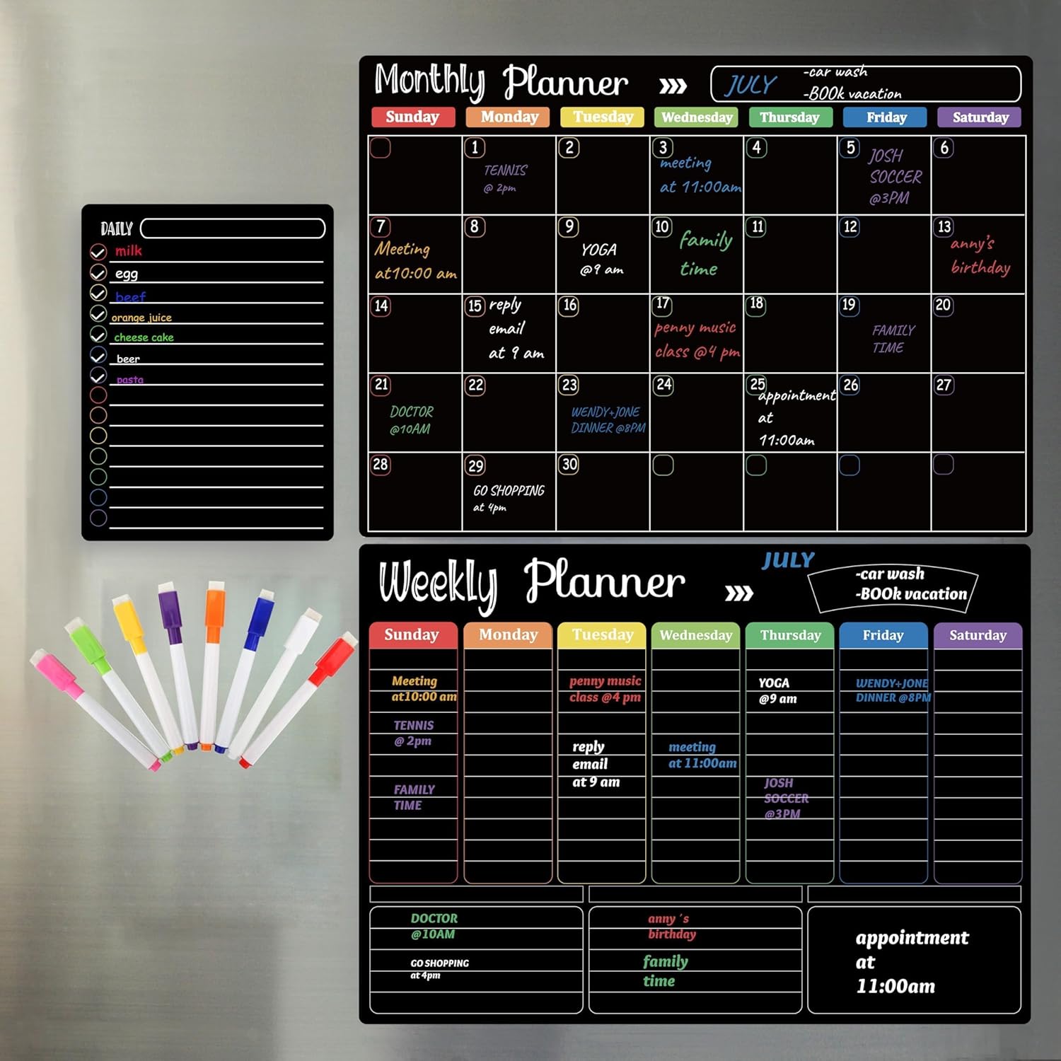 Magnetic Calendar Set