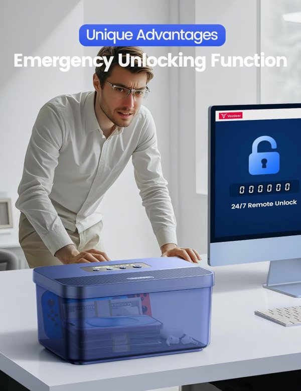 phone lock box with timer
