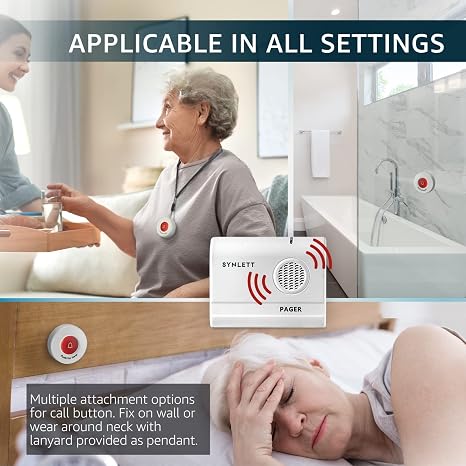 Wireless Call Button for Elderly Monitoring and Emergency SOS System.