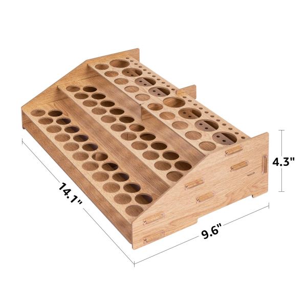 Paint and Brush Organizer Rack