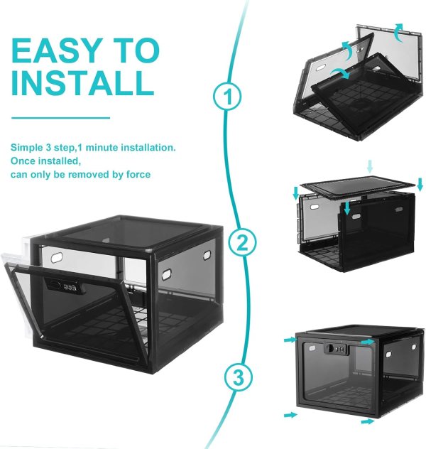 lockable storage box for personal items