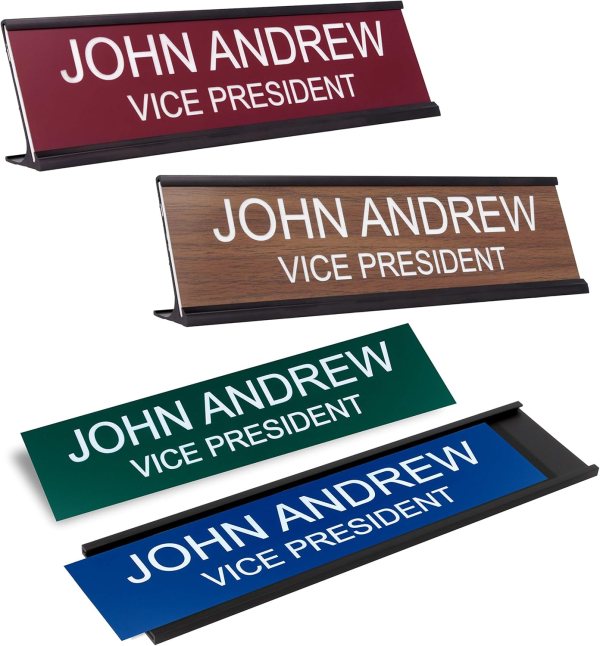 Personalized Desk Sign