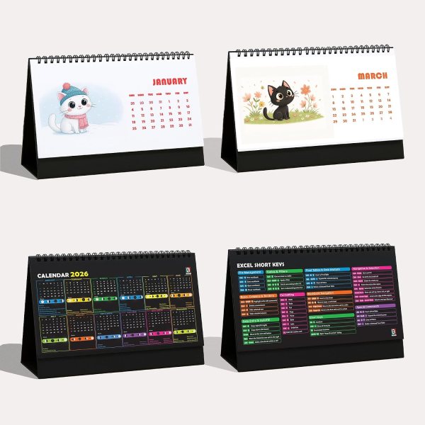 Funny Cat Desk Calendar