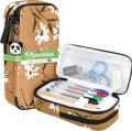Aesthetic Pencil Case for Girls – Cute and Stylish School Supplies Organizer with Dual Zippered Compartments and Panda Keychain – Perfect for Stationery, Travel & Cosmetics Aesthetic Pencil Case for Girls – Cute and Stylish School Supplies Organizer with Dual Zippered Compartments and Panda Keychain – Perfect for Stationery, Travel & Cosmetics